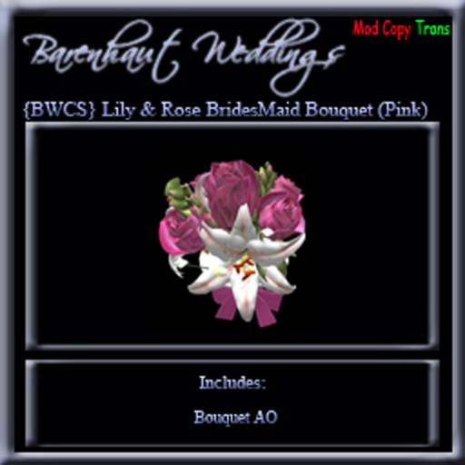 {BWCS} Bridal Bouquet