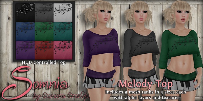 .: Somnia :. Melody Tops {Crated}