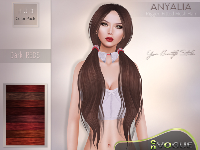 [enVOGUE] - HAIR Anyalia - Dark Reds
