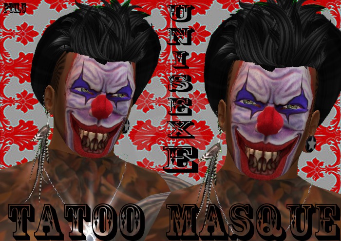 tattoo masque clown