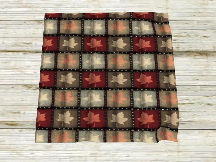 "Fall Leaves" Wrinkled Rug by Sej
