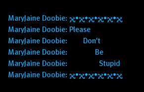 Dont be stupid gesture