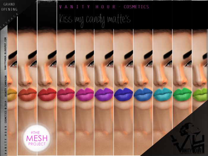 VHTMPC: VANITY HOUR - KISS MY CANDY MATTE'S {BUNDLE}