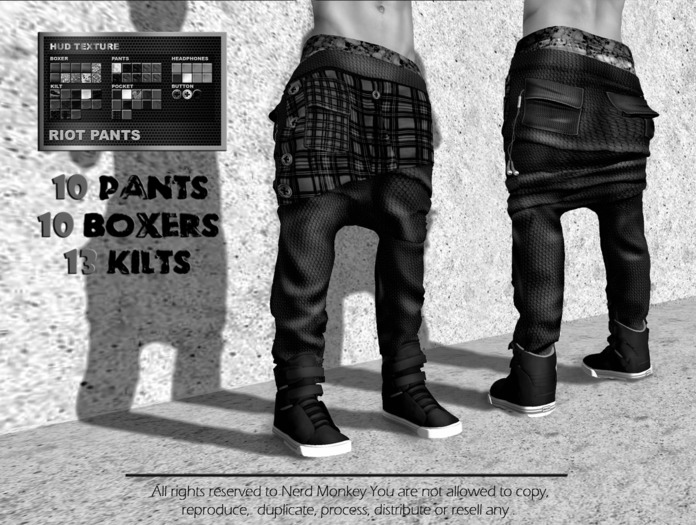 [N*Monkey] 'RIOT Pants DEMO
