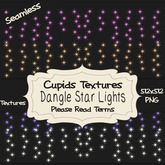 9 Dangle Star Lights Textures