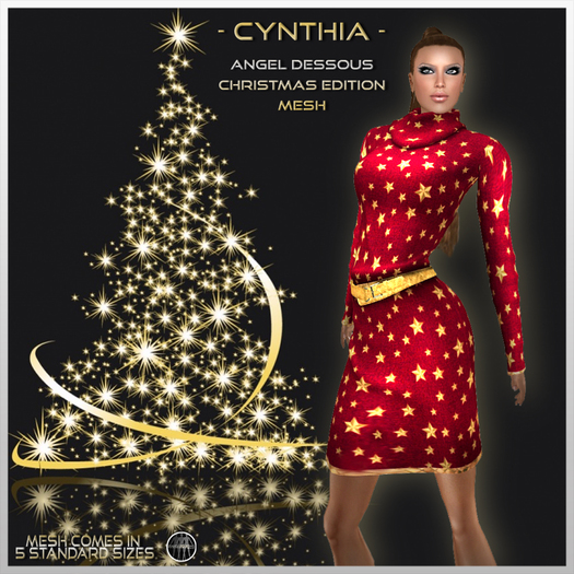AngelDessous-Cynthia-mesh skirt, christmas 01