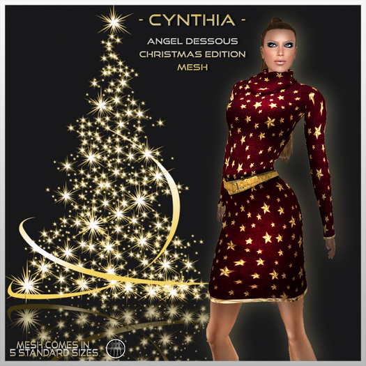 AngelDessous-Cynthia-mesh skirt, christmas 02