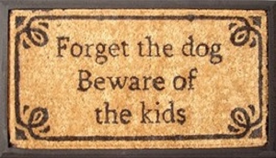Foget the dog Door mat