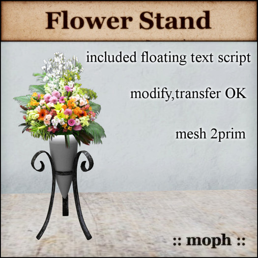 ::moph:: Flower stand Ver.2 W