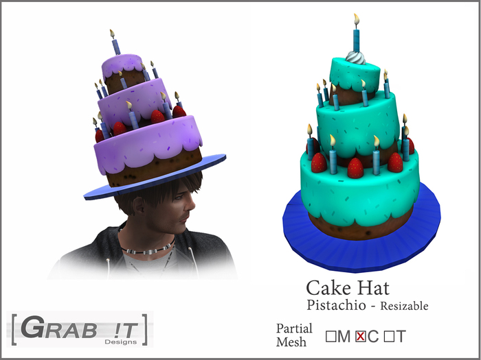 Cake Hat - Pistachio