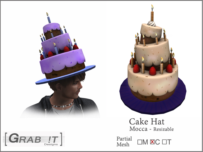 [G!] Cake Hat - Mocca