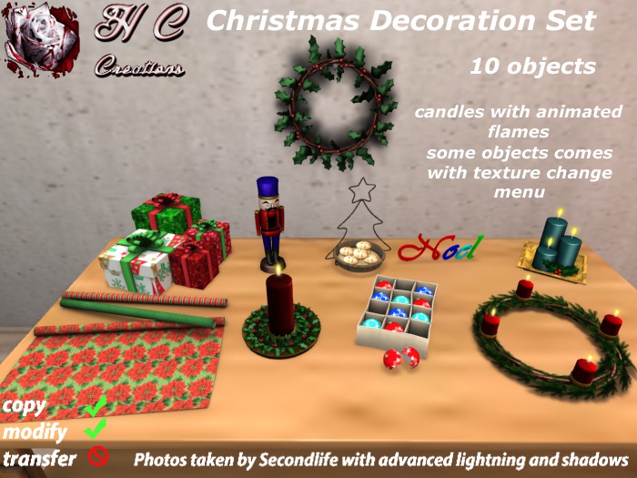 HCC Christmas Decoration Set BOX