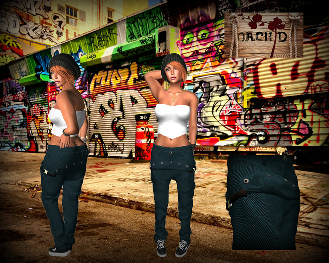 WOMEN_Jeans Freak Green