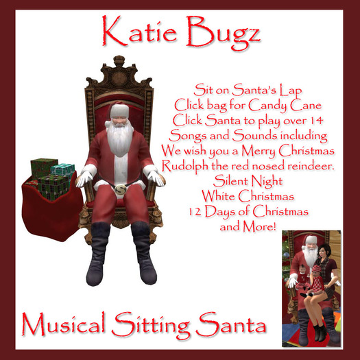 Katie Bugz - Sitting Musical Santa