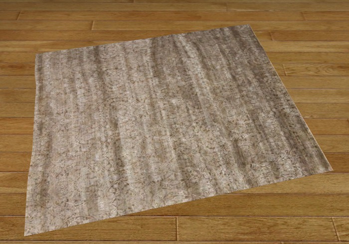 Mesh Rug v2 Brown White