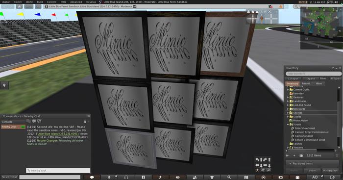 Scripted slide show frame (fade in and out)((copy and mod))