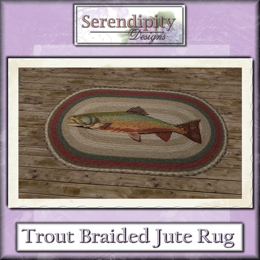 Serendipity Designs - Wild Turkey Braided Rug (boxed)