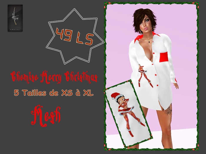 Chemise merry christmas