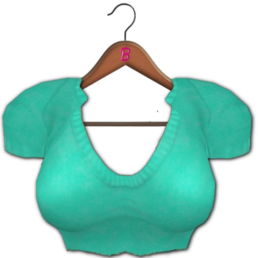 <*>B<*> Chinara Crop Top Turquoise
