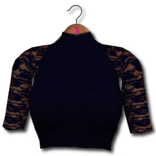 <*>B<*> Choco Blue Lace Top