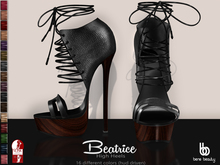Bens Boutique - Beatrice High Heels (Slink High) - Texture Hud