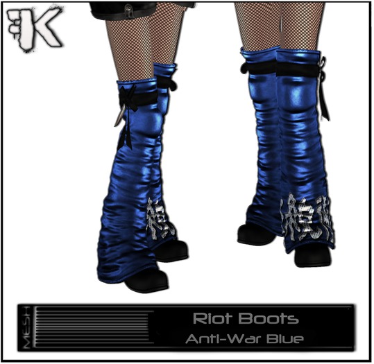 FK! - Riot Boots  - Black Leather