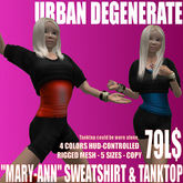 Mary-Ann Sweatshirt and Tanktop 