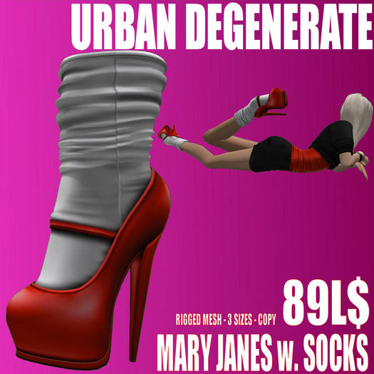 Mary Janes with Socks 