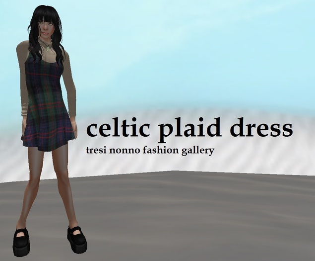 Celtic_Plaid_Mesh_WC_Tennis Dress