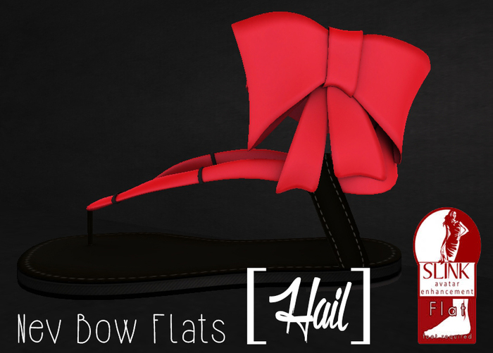 -Hail- Nev Bow Flats *Barbie Pink*