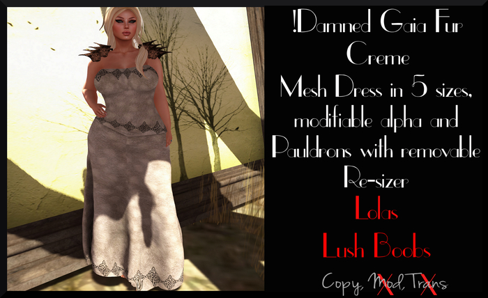 !Curvalicious Gaia Creme Fur 