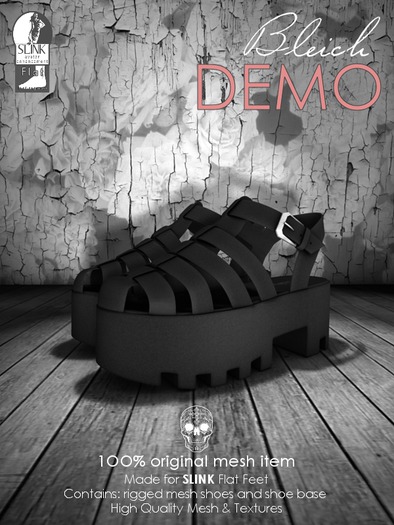 [DEMO] Bleich - Mesh Fluffy [SLINK FLAT]