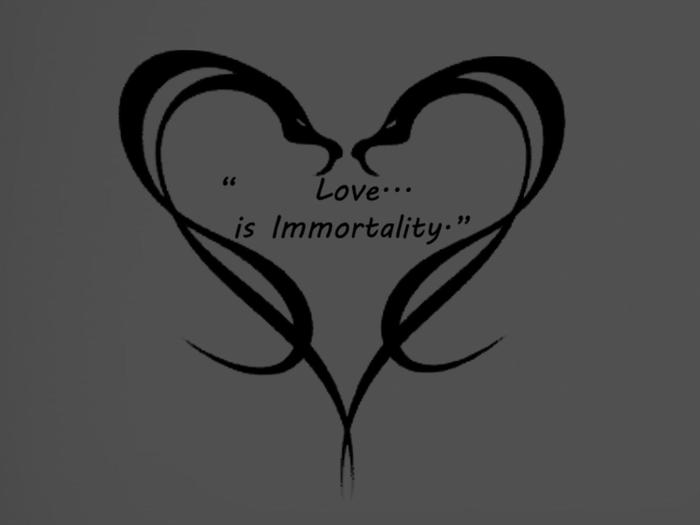 Immortality Wall Sticker Stickers Love Family Saying Quote Art