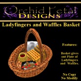 -OPD- Bananas, Honey and Waffles Basket [boxed]