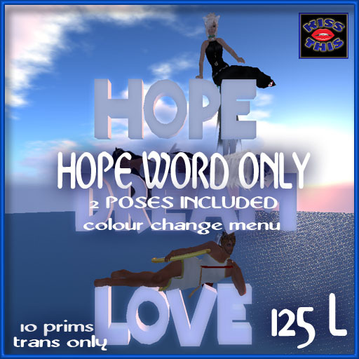 <Kiss This!> HOPE pose  *boxed*