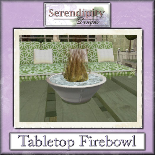 Serendipity Designs - Table Top Fire Bowl