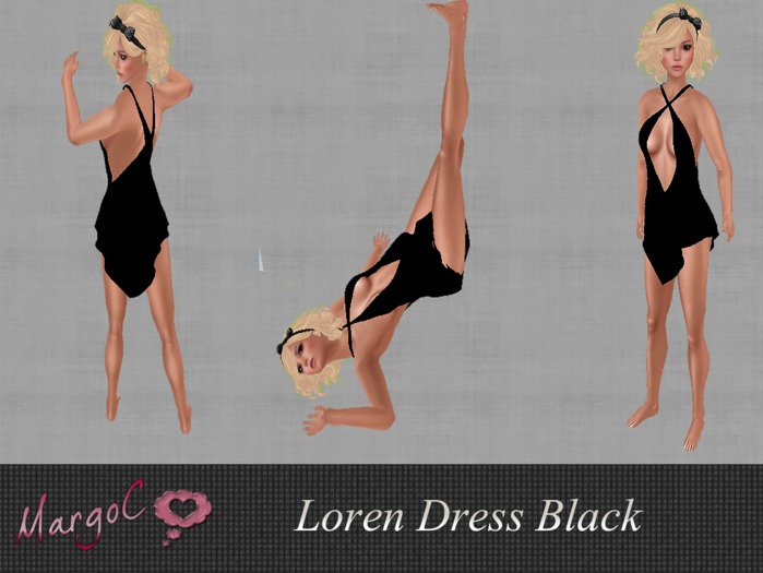 Loren Dress Black - MargoC