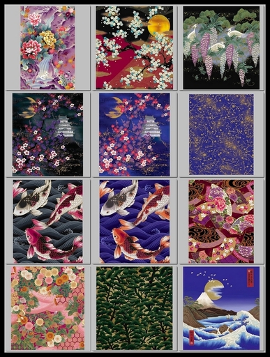 Japan - Japanese Textures - Pack 33 textures textiles 3