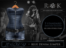 R:O:K STORE Jealousy Blue Denim*