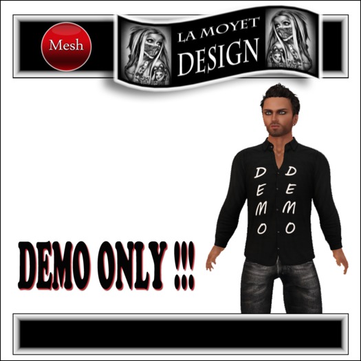 ~LM~Mesh Men Long Shirt [DEMO]