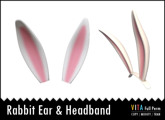 [full perm] Rabbit Ear & Headband
