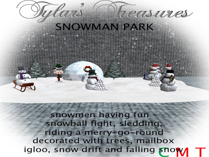 .:TT:.  SNOWMAN PARK  boxed