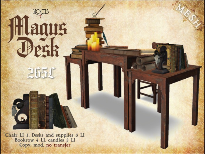 [noctis] Magus Professors Desk Set BOXED