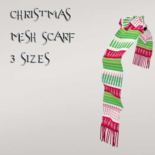 *SOIR* Mesh Scarf Christmas