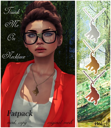 Trunk Me On Necklace FatPack (mesh) - Bokeh