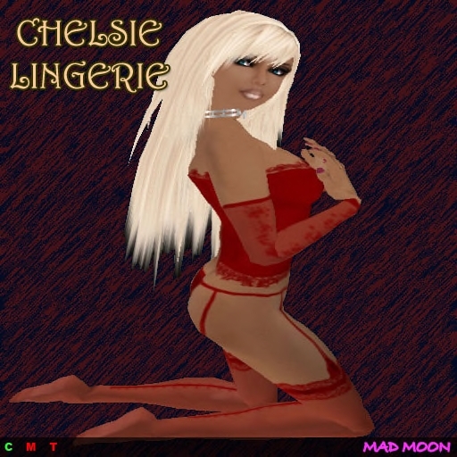 *MM* Chelsie Lingerie Red