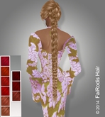 FaiRodis Flexi Braid hair deep reds tones Demo
