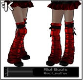 FK! - Riot Boots  - Black Leather