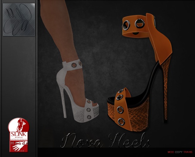M&M Incorporated - Nova Heels - Orange