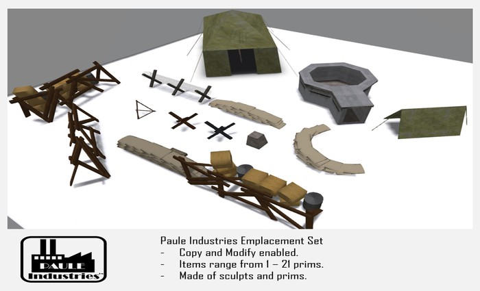 Paule Industries Emplacement Set